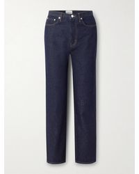 Loulou de Saison - Jude Organic High-Rise Straight-Leg Jeans - Lyst