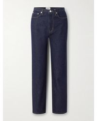 Loulou de Saison - Jude Organic High-Rise Straight-Leg Jeans - Lyst