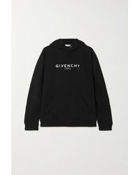 Givenchy Sweat À Capuche En Jersey De Coton Imprimé - Noir