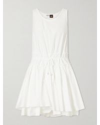 Loewe - Paula's Ibiza Anagram Cotton-Poplin Mini Dress - Lyst