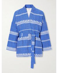 lemlem - Terara Tie-Detailed Cotton-Gauze Jacket - Lyst