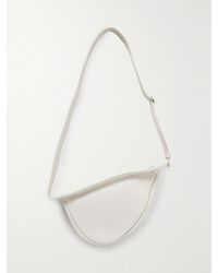 The Row - Slouchy Banana Kleine Schultertasche Aus Strukturiertem Leder - Lyst