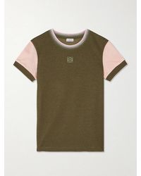 Loewe - T-Shirt En Coton Melange - Lyst