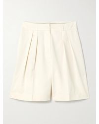Rohe - Pleated Woven Shorts - Lyst