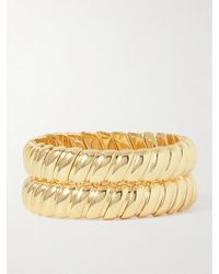 Roxanne Assoulin - The Cobra Set Aus Zwei Goldfarbenen Armbändern - Lyst