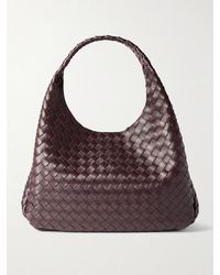 Bottega Veneta - Campana Large Intrecciato Leather Shoulder Bag - Lyst