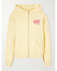 Willy Chavarria - Willy Ropita Printed Cotton-Jersey Zip-Up Hoodie - Lyst