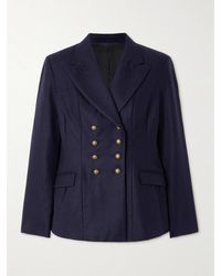 Fortela - Double-Breasted Wool-Felt Blazer - Lyst