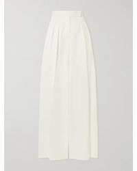 Max Mara - Chenzia Bundfaltenhose Mit Weitem Bein Aus Baumwolle - Lyst