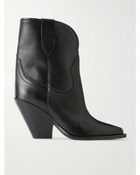 Isabel Marant - Leyane Leather Ankle Boots - Lyst