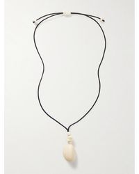 Hunting Season - The Pendant Tagua And Leather Necklace - Lyst