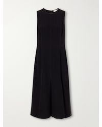Ulla Johnson - Laure Crepe And Chiffon Midi Dress - Lyst