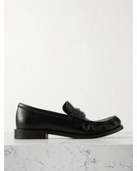Burberry - Leather Penny Loafers - Lyst