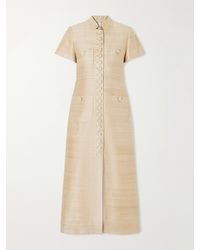 LIBEROWE - Imperial Silk-Blend Midi Dress - Lyst