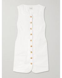 Posse - Emma Minikleid Aus Leinen - Lyst