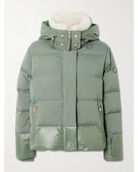 Bogner - Maja Hooded Plush-Trimmed Quilted Shell Down Ski Jacket - Lyst