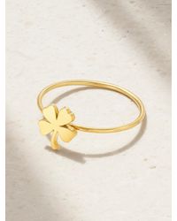 Jennifer Meyer - Mini Clover 18-Karat Ring - Lyst