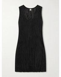 TOTEME - Crinkled Viscose Knit Tank - Lyst