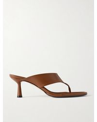 Aeyde - Olenna 65 Leather Thong Sandals - Lyst