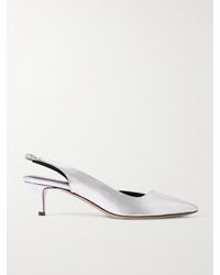 Isabel Marant - Piery Mirrored-Leather Slingback Pumps - Lyst