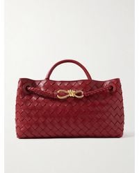 Bottega Veneta - East/West Andiamo Kleine Tote Aus Intrecciato-Leder - Lyst