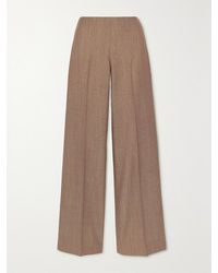 Stella McCartney - Wool-Blend Wide-Leg Pants - Lyst
