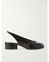 Maison Margiela - Tabi Slingback-Pumps Mit Geteilter Kappe Aus Leder - Lyst
