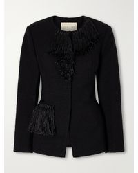 Heirlome - Matilde Wool-Blend Twill Jacket - Lyst