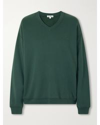 ÉTERNE - Logo-Embroidered French Cotton And Modal-Blend Terry Sweatshirt - Lyst