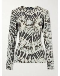 Proenza Schouler - Mia Tie-Dyed Cotton-Jersey T-Shirt - Lyst