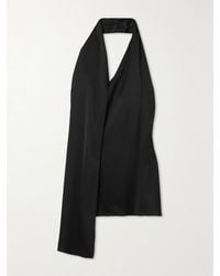 Loewe - Halter-neck Open-back Satin Top - Lyst