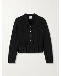 Isabel Marant - Adzara Bluse Aus Chiffon Mit Biesen - Lyst