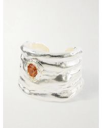 SIMUERO - Orilla Sterling And Sapphire Toe Ring - Lyst