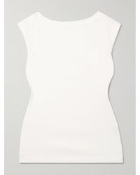 St. Agni - Organic Cotton-Jersey Top - Lyst