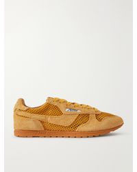 Autry - Windspin Knit And Suede Sneakers - Lyst