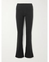 Skims - Pantalon À Taille Repliée En Jersey De Coton Stretch, Soot - Lyst