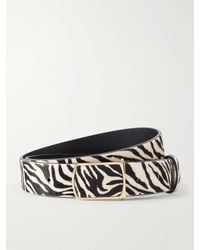 Isabel Marant - Zebra-Print Calf Hair Belt - Lyst