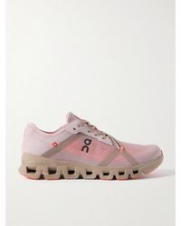 On Shoes - Cloud X 4 Ad Rubber-Trimmed Recycled-Mesh Sneakers - Lyst