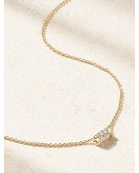 STONE AND STRAND - Twinkling Twine 10-Karat Diamond Choker - Lyst