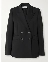 Gabriela Hearst - Angela Double-Breasted Wool-Crepe Blazer - Lyst