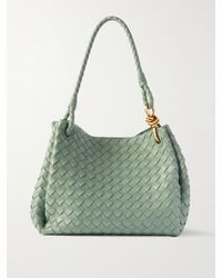 Bottega Veneta - Parachute Large Intrecciato Leather Shoulder Bag - Lyst