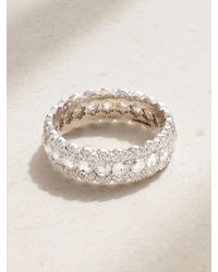 David Morris - 18-Karat Diamond Ring - Lyst