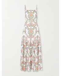 Borgo De Nor - Cordiela Tiered Broderie Anglaise Cotton Maxi Dress - Lyst