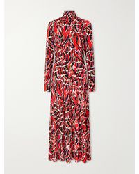 Proenza Schouler - Mabel Printed Jersey Maxi Dress - Lyst