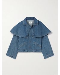 FRAME - The Cape Denim Jacket - Lyst