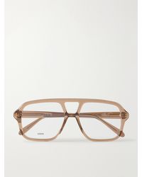 Loewe - Slim Aviator-Style Acetate Glasses - Lyst