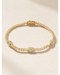 Jennifer Meyer - Evil Eye 18-Karat Diamond Tennis Bracelet - Lyst