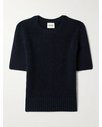 KHAITE - Mia Ribbed Cashmere Sweater - Lyst