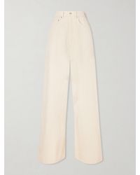 OSSOU - The Slick High-Rise Wide-Leg Jeans - Lyst