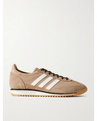 adidas Originals - Sl 72 Og Suede And Leather-Trimmed Mesh Sneakers - Lyst